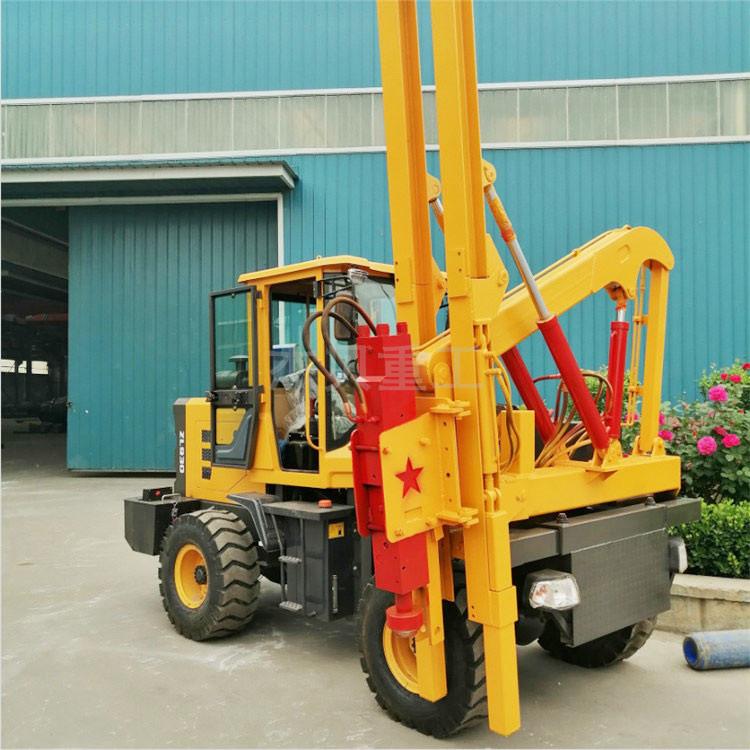 供應(yīng)馬路護欄打樁機，波形護欄鉆孔機